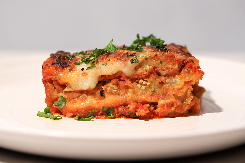 Lake & Co Maine meal eggplant Parmesan