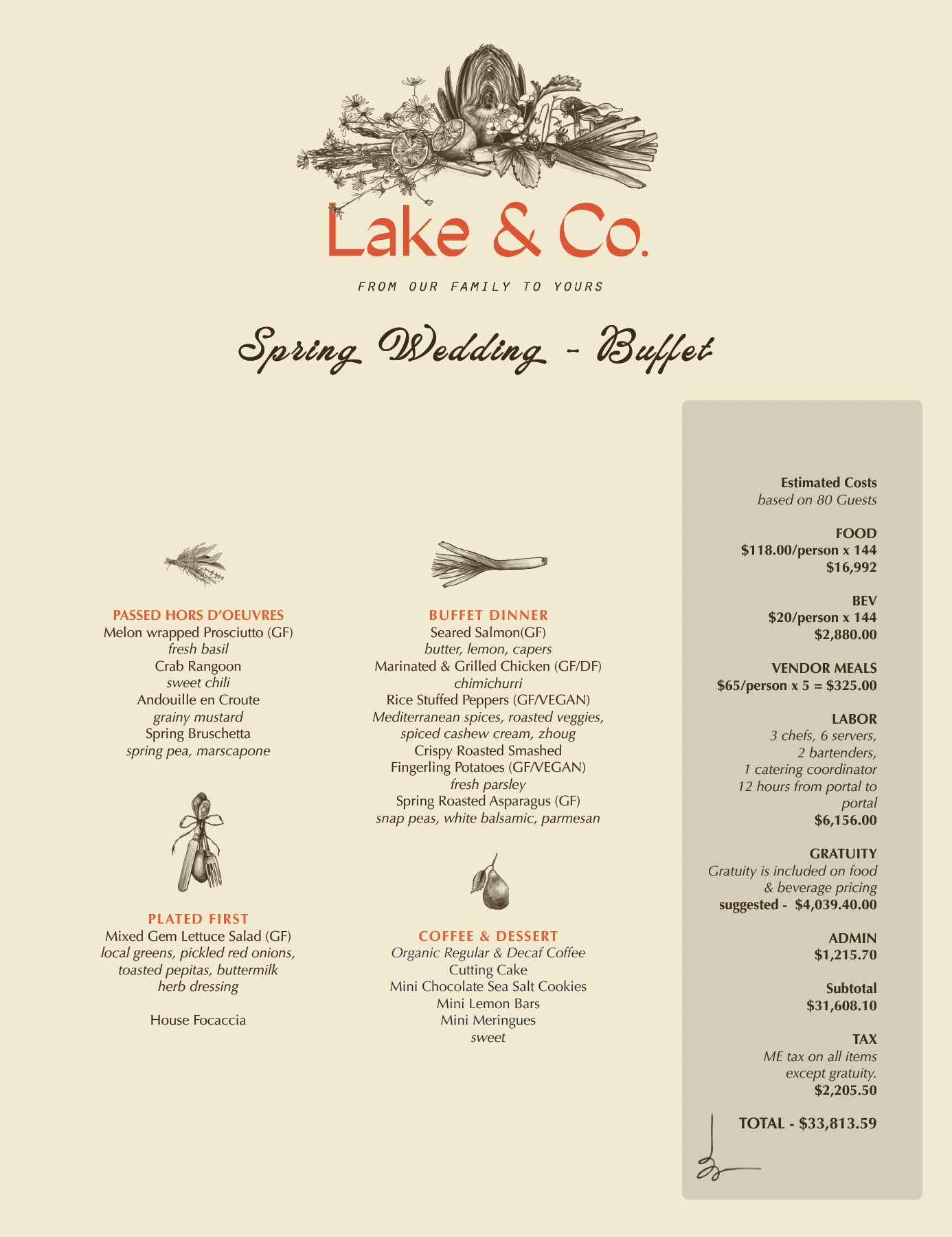 SpringWeddingBuffet